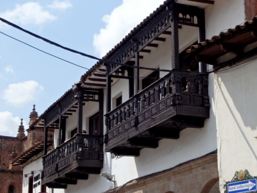 Balconies of Cuzco.